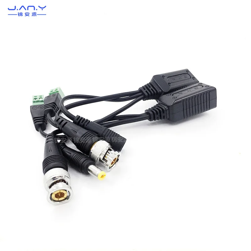 Drie In Een Twisted Pair Zender Audio En Video Krachtoverbrenging 3 In Een Coaxiale Hd Bnc Naar Rj45 Netwerkpoort