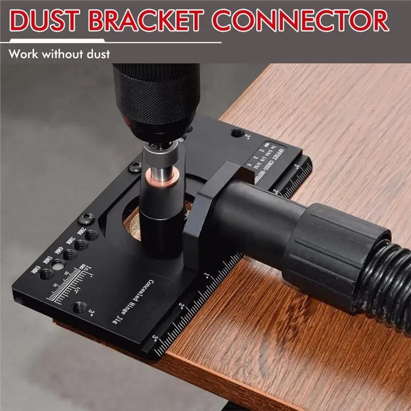 A69emetal Concealed Hinge Jig With Built-In Hole Guide, Drilling And Positioning Tool For 35Mm Cabinet Doors