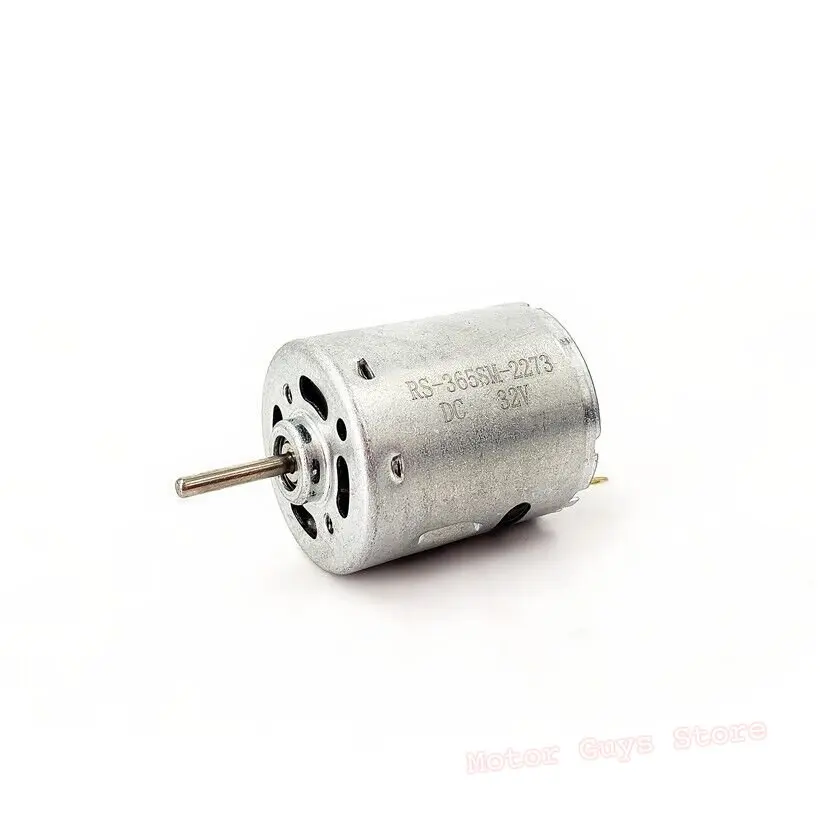 RS-365SM-2273 Micro 27.7mm Electric Motor DC 12V 15V 18V 24V High Speed Micro Ball Bearing DC Motor Long Shaft For Heat Gun Hair