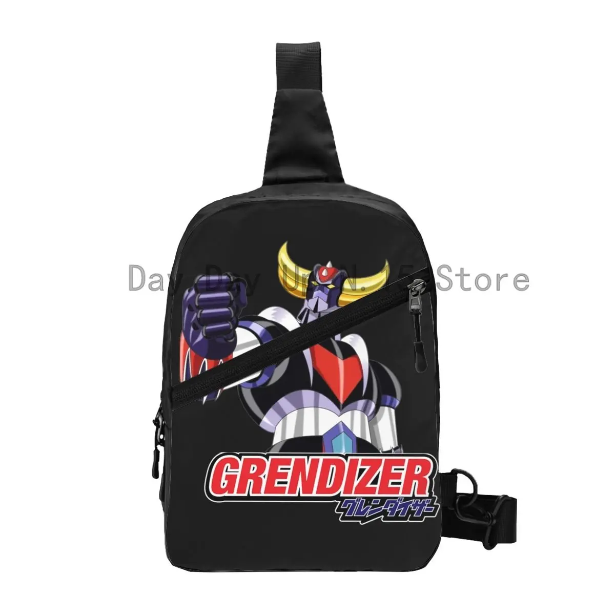

Модный рюкзак-слинг Fashion UFO Robot Grendizer для мужчин, сумка через плечо Goldrake Goldorak Mecha Anime для кемпинга и велоспорта