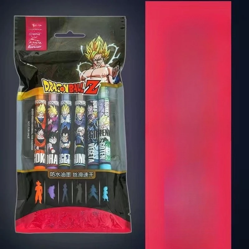 New Dragon Ball Anime Goku Gel Pen Cartoon Super Saiyan Press Pen Student Stationery 0.5 Black Gel Pen Holiday Gift Wholesale view 2