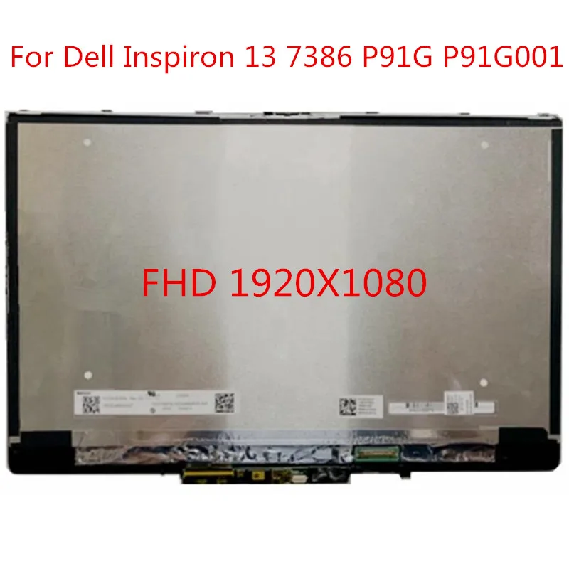 

For Dell Inspiron 13 7386 P91G P91G001 Touch Screen Digitizer Glass LCD Display Panel Full Assembly 13.3'' FHD 1920X1080