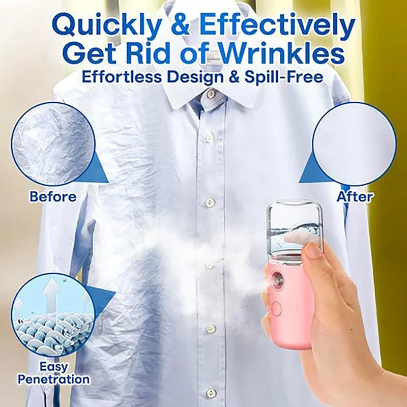 ABGR-USB شحن نانو البخاخ قطرة الماء أداة ترطيب صغيرة محمولة باليد ترطيب البخار