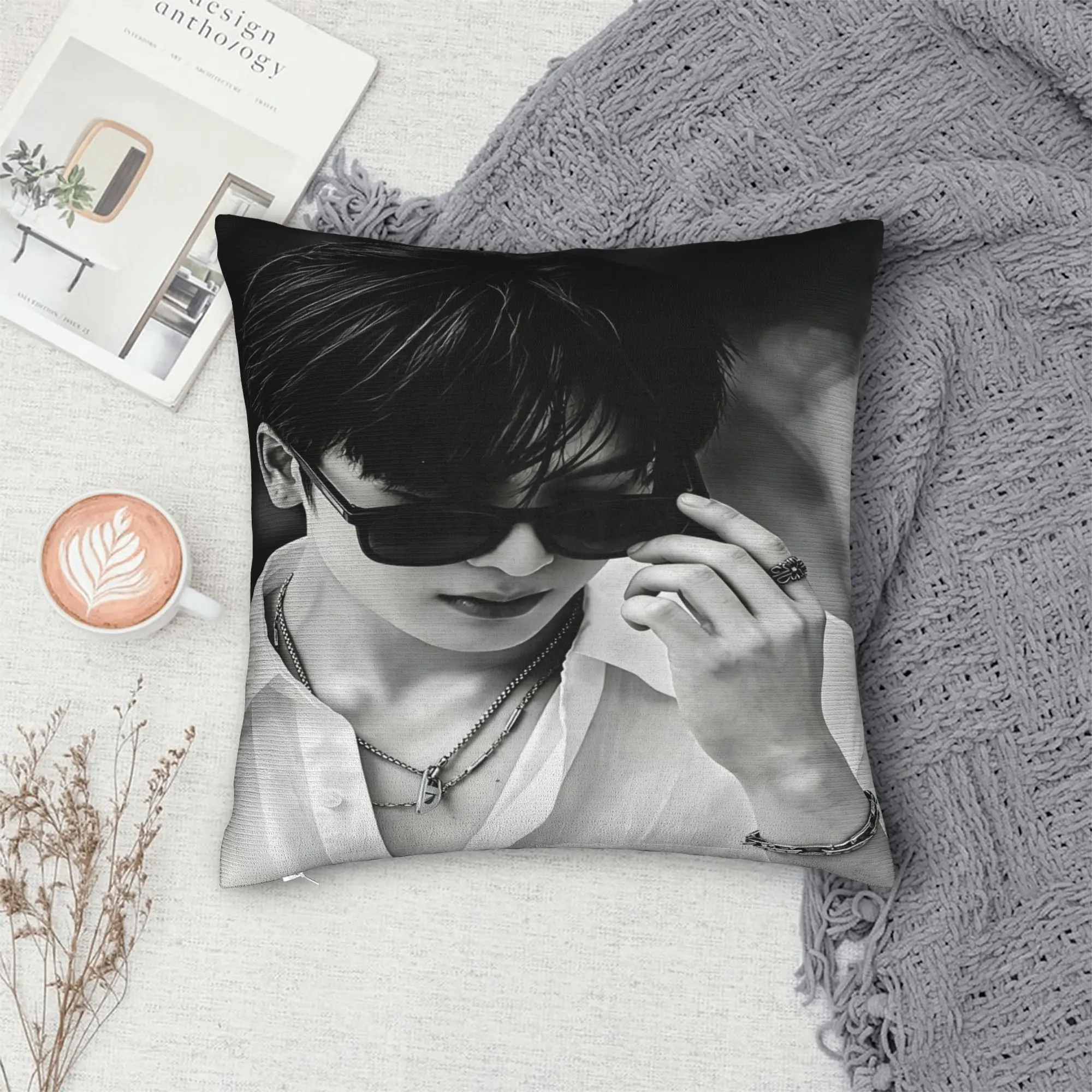 Pillow Cover JASP.ER Group  Novelty Pillow Case For Sofa Bedroom Home Decor Pillowcases