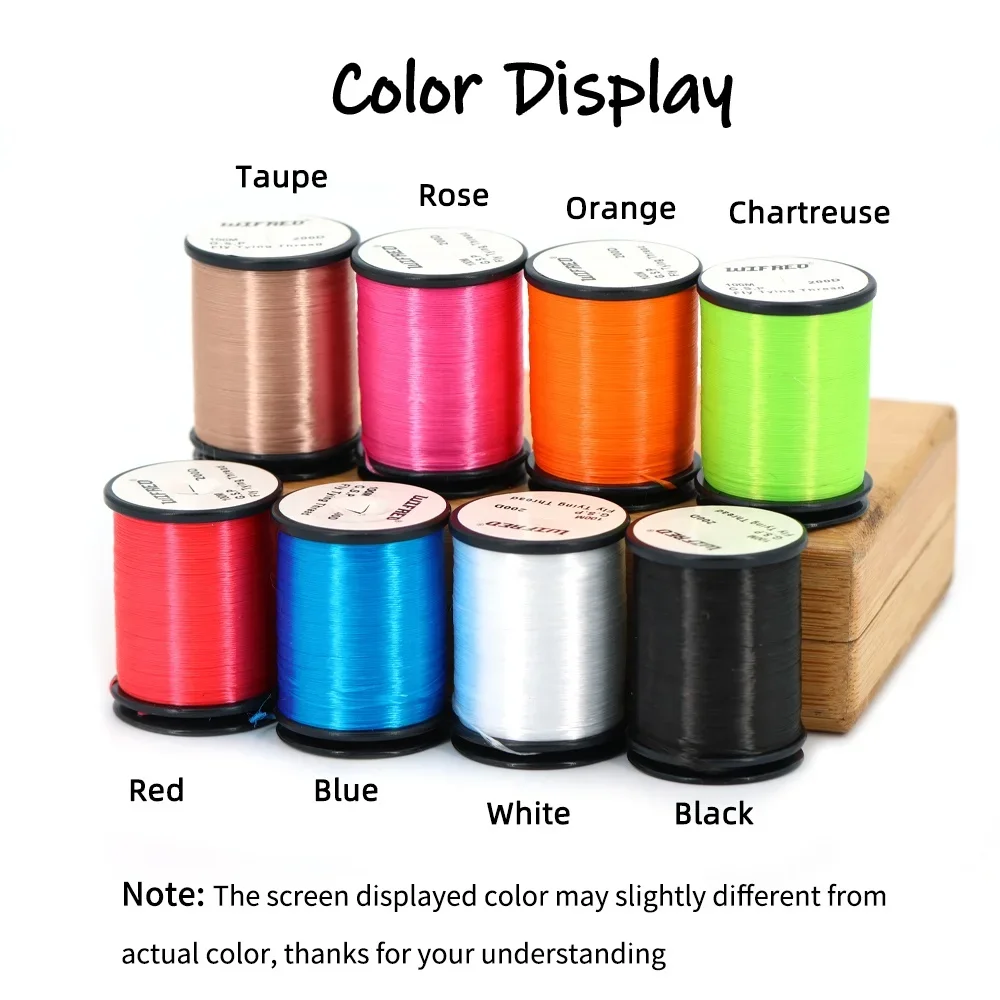 جي إس بي 200 Denier جل مغزول من البولي إيثيلين يطير ربط الموضوع ل باس بايك الذباب المياه المالحة الصيد غاسل الرقص السحر 8 ألوان واقع #2