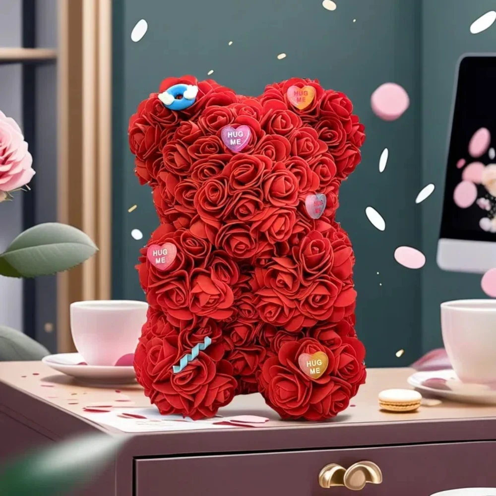 1PC Rose Bear , Art…