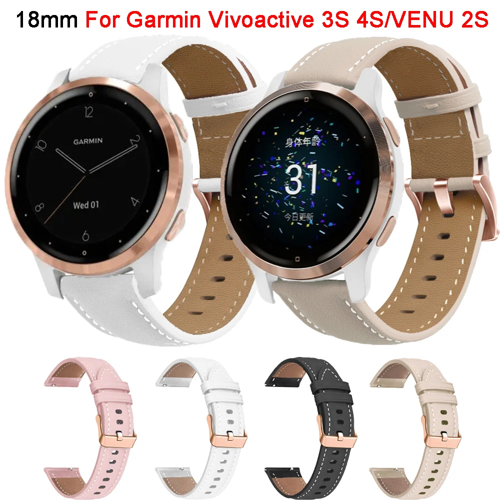 Новый ремешок 18 мм для смарт-часов Garmin Vivoactive 4S/CAME 2S/Vivomove 3S, ремешок на запястье для браслета Forerunner 265S