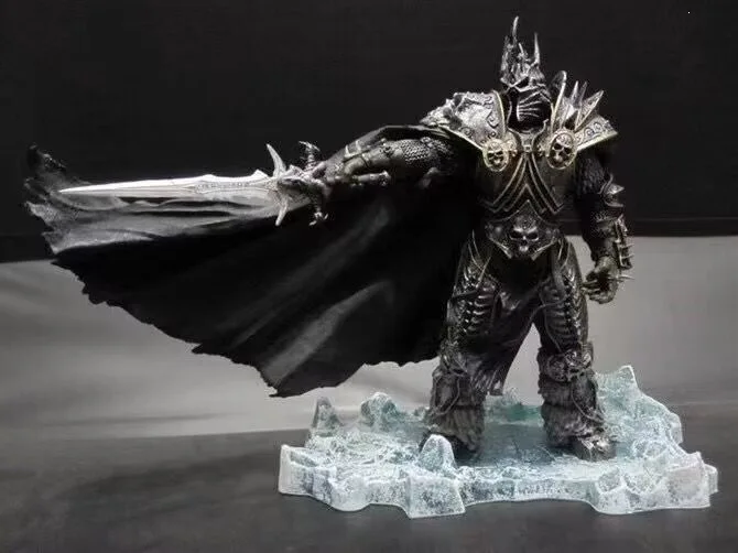 21cm Game WOW Character DC7 Fall of the Lich King Arthas Menethil Action figure Model PVC statue Collectible Model kids gift