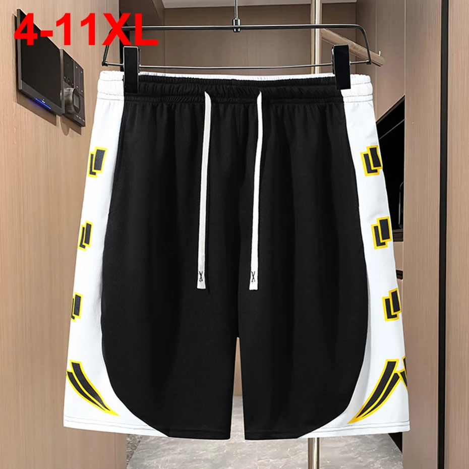 

Мужские шорты больших размеров 11XL, летние повседневные свободные шорты-бермуды, мужские шорты большого размера 10XL 9XL