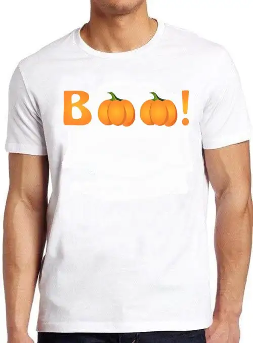 Halloween Boo Pumpkin T Shirt Funny Cool Present Gft 457