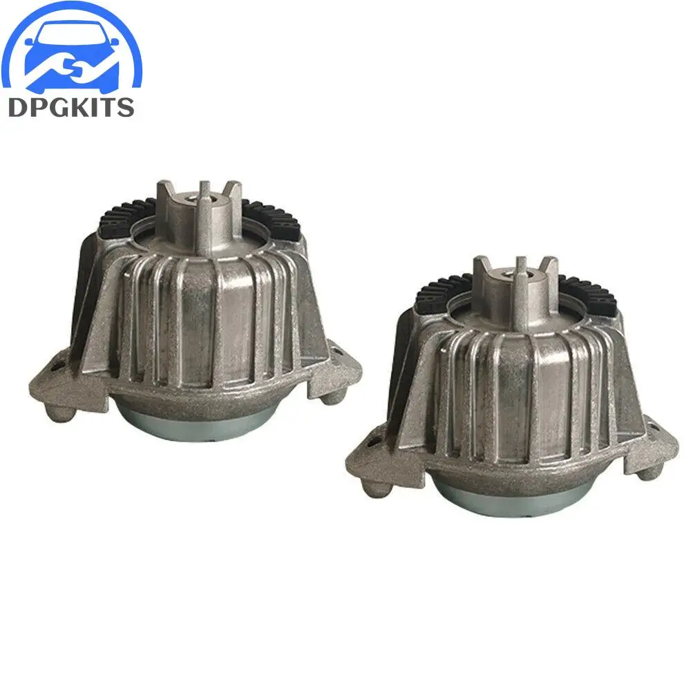 2pcs 2122407217 A2122407217 Front Left & Right Engine Mounts Motor Mounting For Mercedes Benz E Class E200 E250 1 Year Warranty