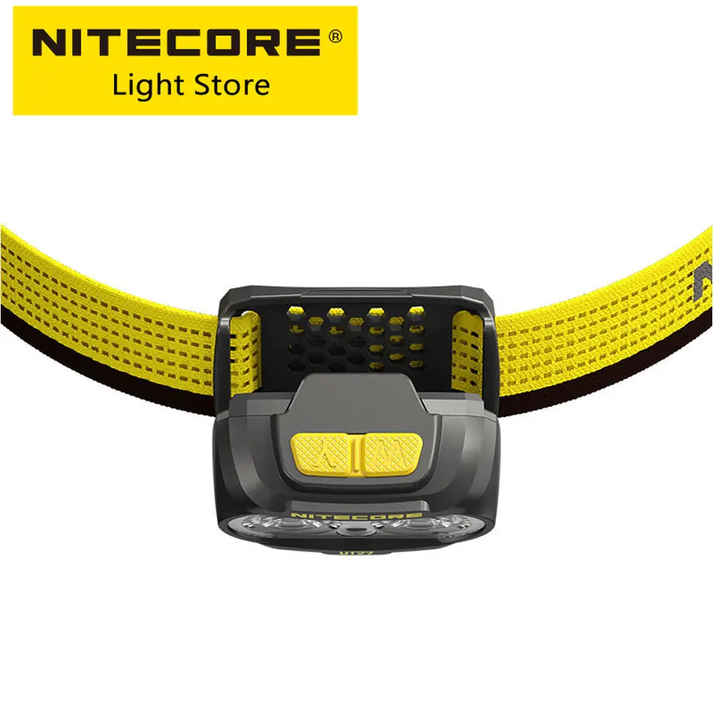 wholesale NITECORE New UT27 800L Ultra Lightweight Triple Output Elite Headlamp Running Camping Headlight + Rechargeable Battery