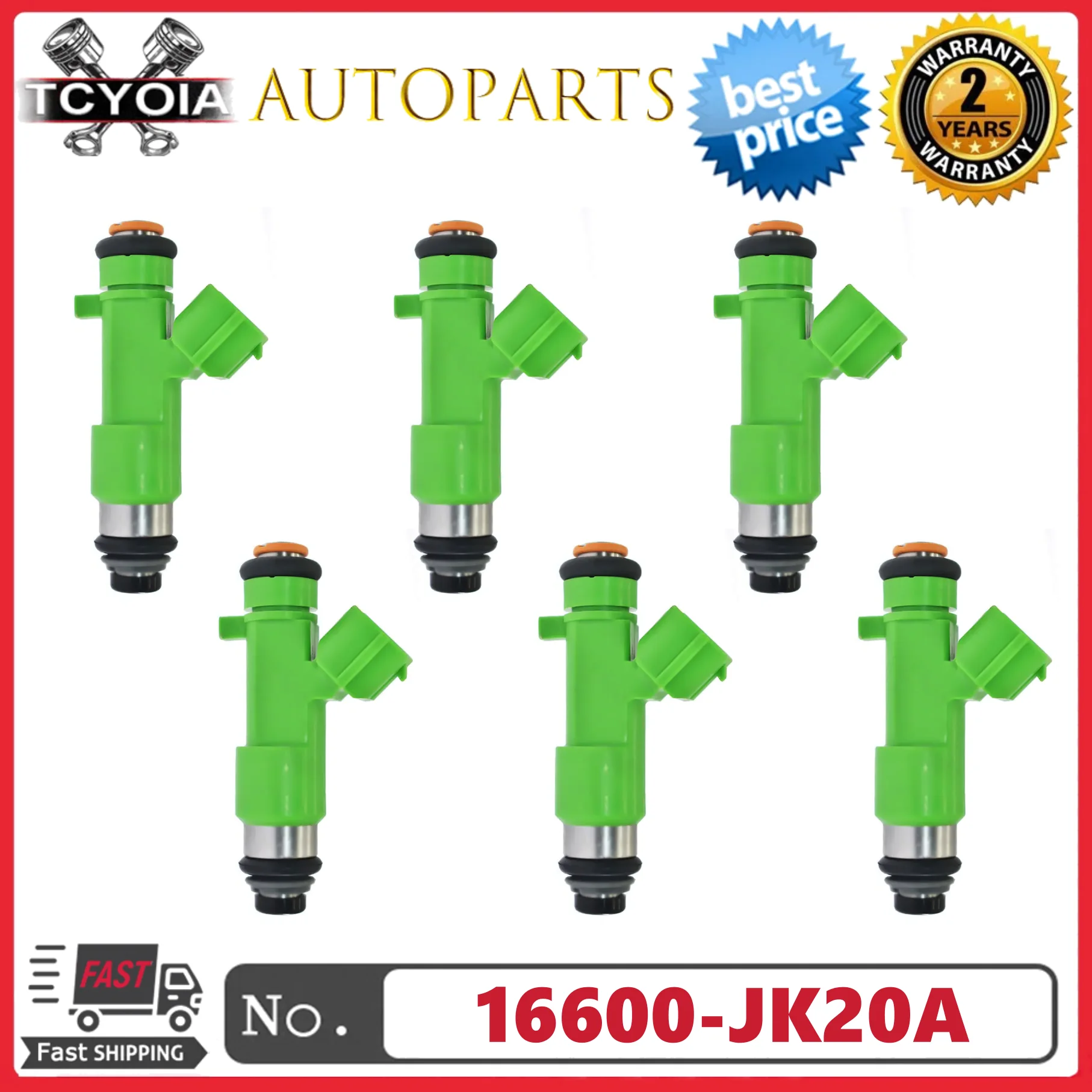 

6 шт./компл. 16600-JK20A 16600JK20A Топливные форсунки для Nissan 350Z Murano Quest, Infiniti EX35 FX35 G35 M35h Q50