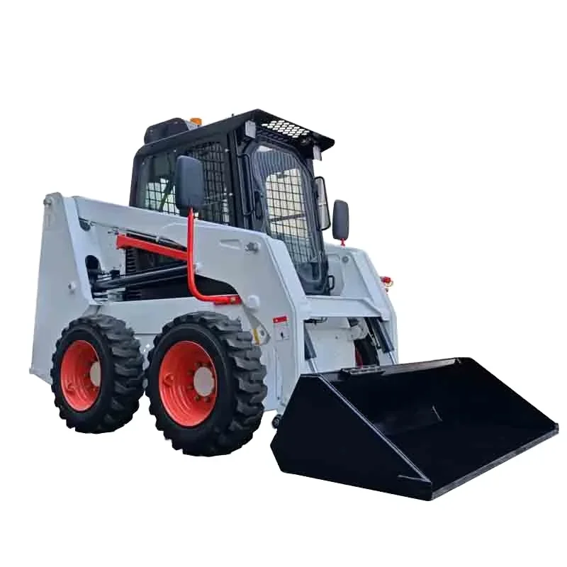 china supply compact mini small Wheel slip loader skip steer loader