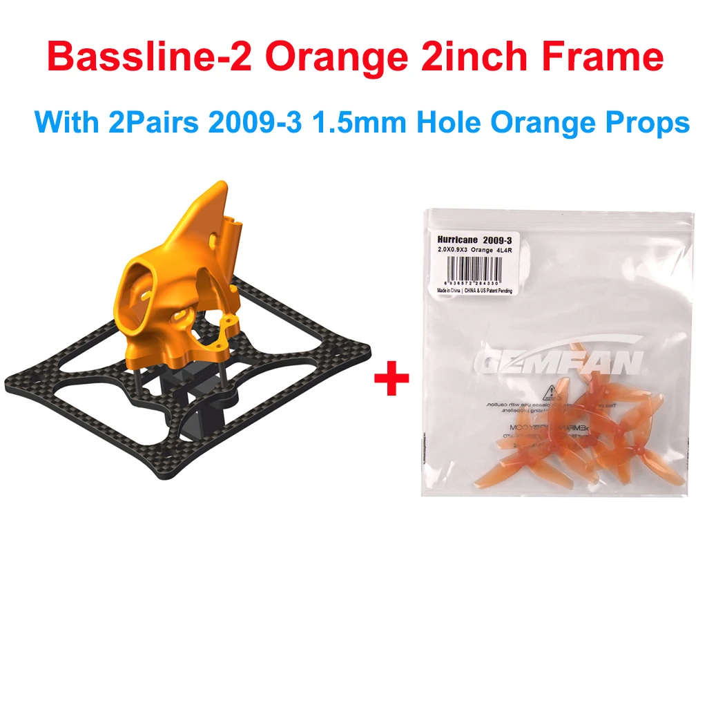 

JMT Bassline-2 Frame 2inch 51MM Propeller FPV RC Racing Drone for DJI O4 Air Unit 1102 1103 1104 1202 1204 Motor ELRS 5.8G RX