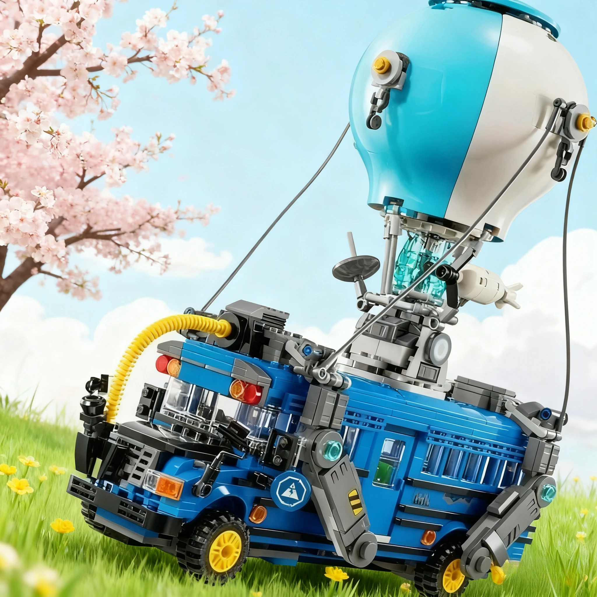 MINISO Geschenk Kampfmodell Ziegel Bus Bausteine Set 77073, kompatibel mit Legoed Partikeln, geeignet für Weihnachtsgeschenke