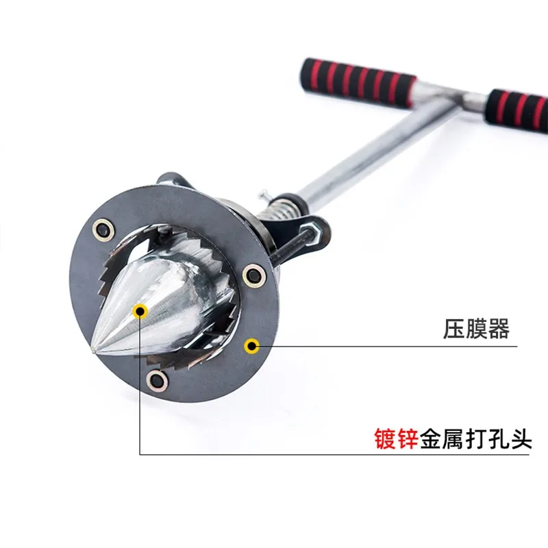 planting, sowing, film peeling and punching machine, rural planting nutrient film, film tearing and punching machine