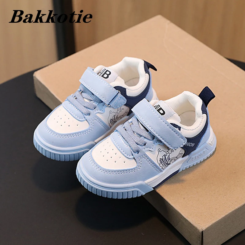 

Kids Sneakers 2023 Autumn Boys Sport Running Chunky Trainers Toddler Girls Fashion Brand Casual Non Slip Outdoor Shoes Soft Sole