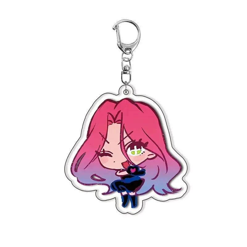 Anime Alien Stage Keychain Luka Ivan Till Mizi Hyuna Sua Key Chain Game Accessories Backpack Pendant Llaveros Prop Jewelry Gift