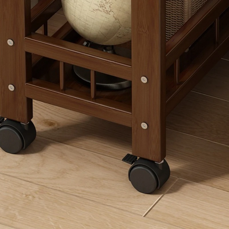 المنزل مكتب تخزين خزانة نقل متعددة الوظائف رفوف بسيطة تخزين خزانة شرفة الخيزران الأثاث Casiers Et Casiers MHSNJ