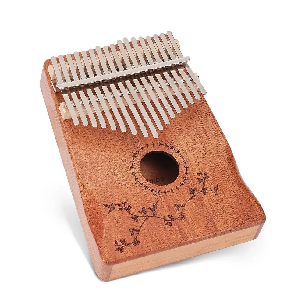 NEW Muspor Kalimba 17-key Mahogany Thumb Piano Kalimba Finger Piano Musical Instrument For Performance Recording