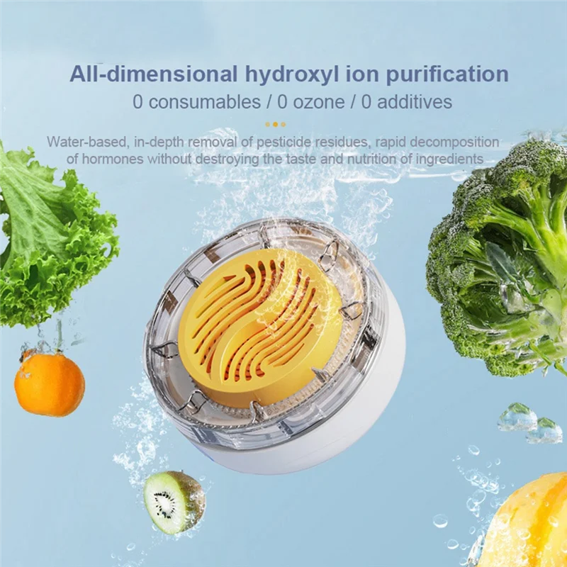B47B-Household Multifunctional Purifier Fruit And Vegetable Cleaner Grains Seafood Meat Disinfectant Machine