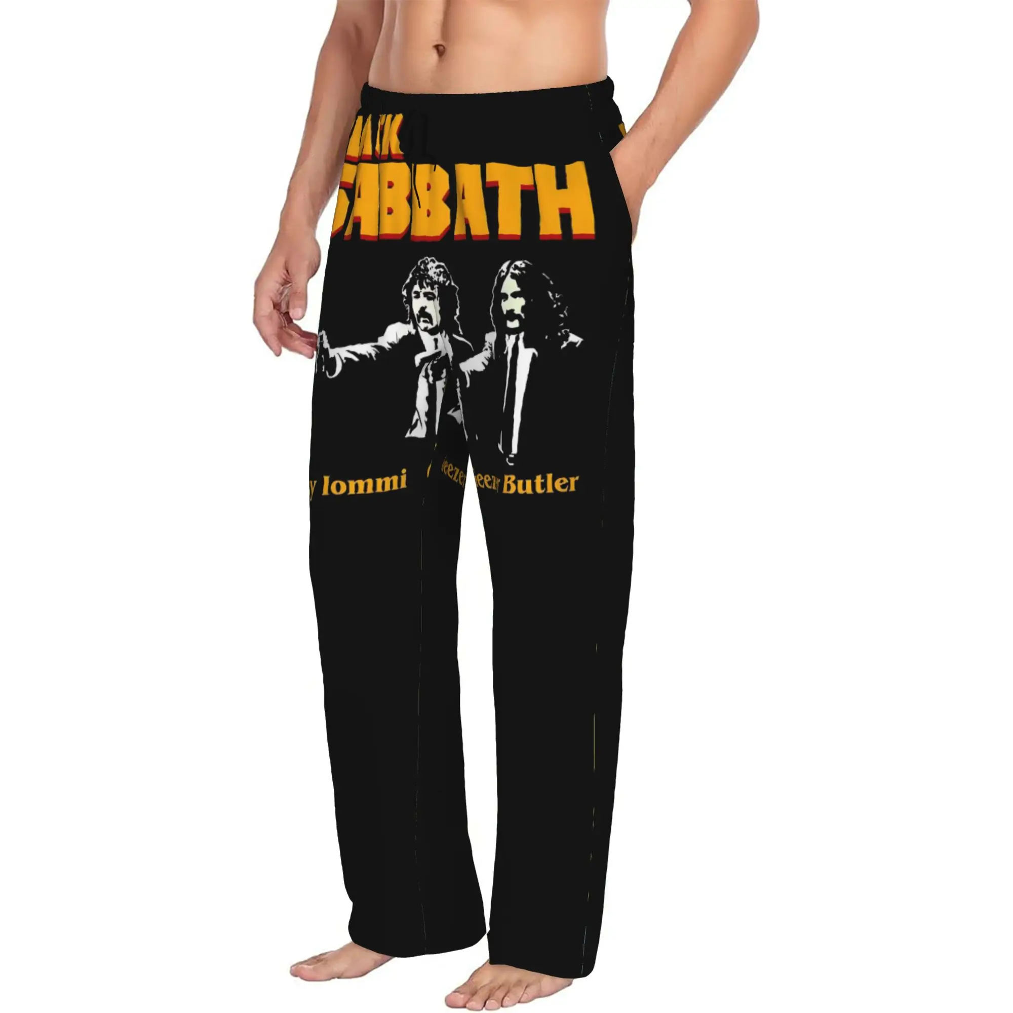 Custom S-Sabbathed Pajama Pants Men Mystery And Religion Sleepwear Lounge Sleep Bottoms Stretch with Pockets