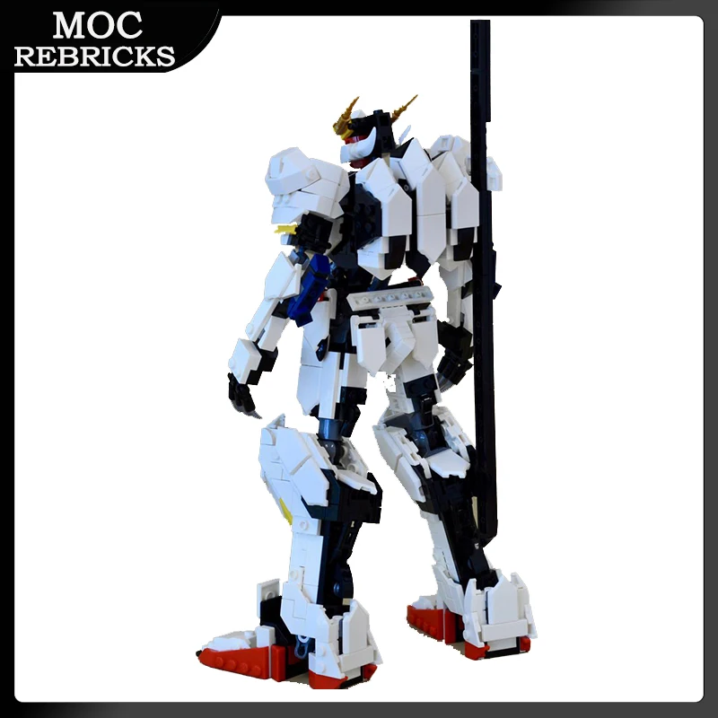 Populaire Game Mecha Serie Moc Bouwsteen Robot Barbatos 4th Mechanische Warrior Diy Bricks Speelgoed Model Jongen Verjaardagscadeau