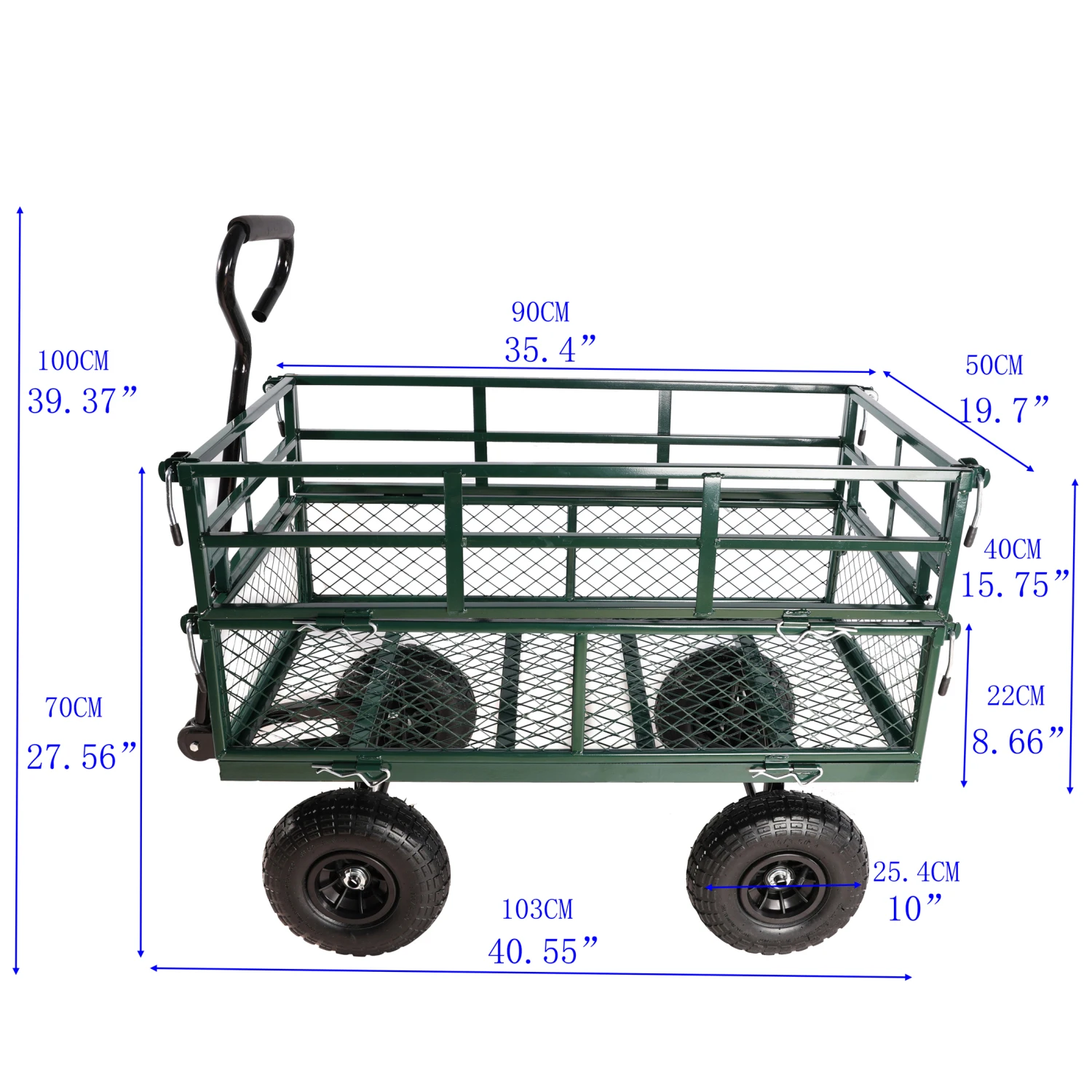 تجعل شاحنات عربات الحديقة من Wagon Cart أسهل لنقل الحطب