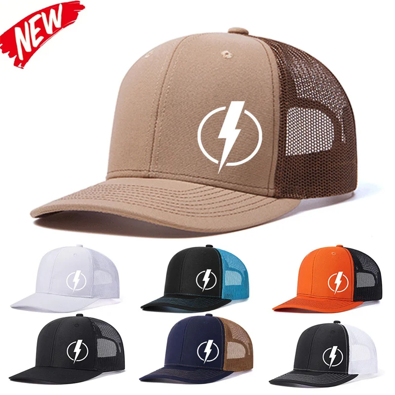 

Luxury Lightning Richardson Micro Curved Baseball Cap for Men Women Outdoor Mesh Duck Hat Shade Breathable Mesh Gorras Hombre