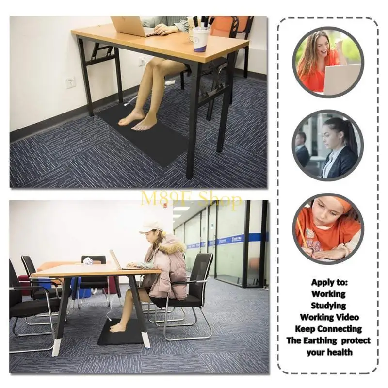 

M89F Earthing Universal Grounding Mat Computer Mouse Mats Pain Fatigue Tool