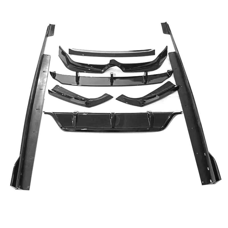 STLFHigh Quality  Gloss Black ABS Material Body Kits for BMWs X6 G06 2019+  Front Lip Rear Diffuser Side Skirt