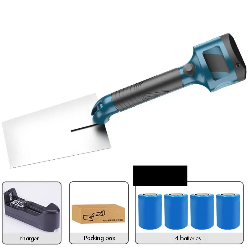 Rechargeable Electric Bucket Trowel Wall Finishing Trowel For Cement And Concrete,Tile,Brick,Plaster, Soft Rubber Handle llanas