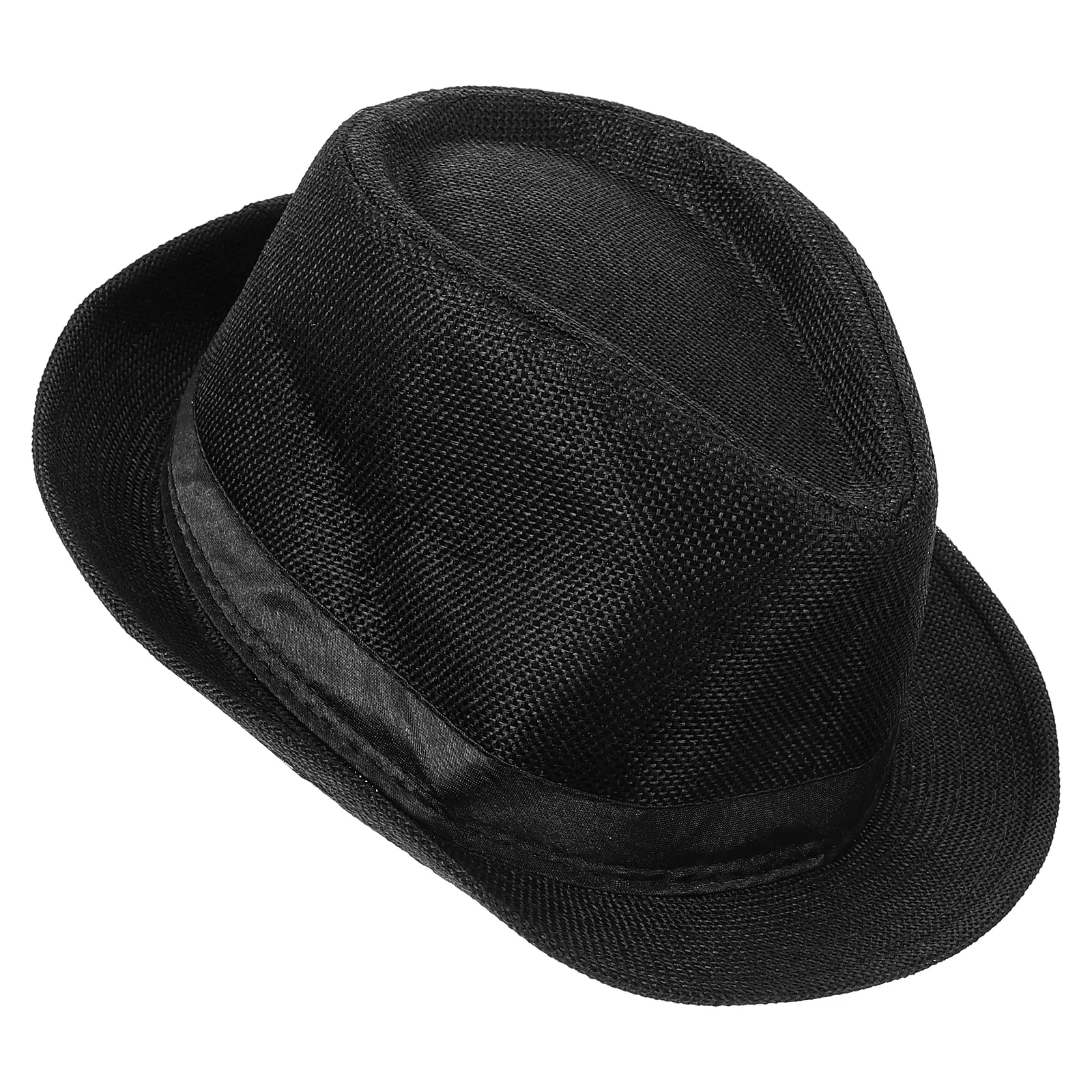 Children Fedora Hats Gentleman Kids Dancing Performance Hat for Girth of 56-58cm (Black) fedora hats for kids