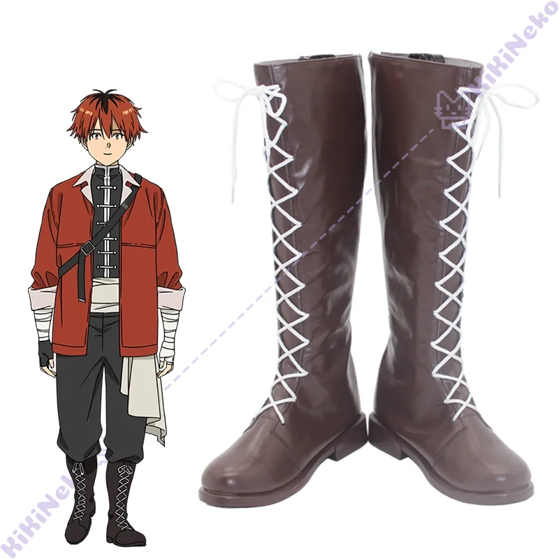 アニメフリーレン・スタークコスプレ靴ブーツスタークミスタースターカットコスプレ靴ハロウィンパーティー用大人女性男性