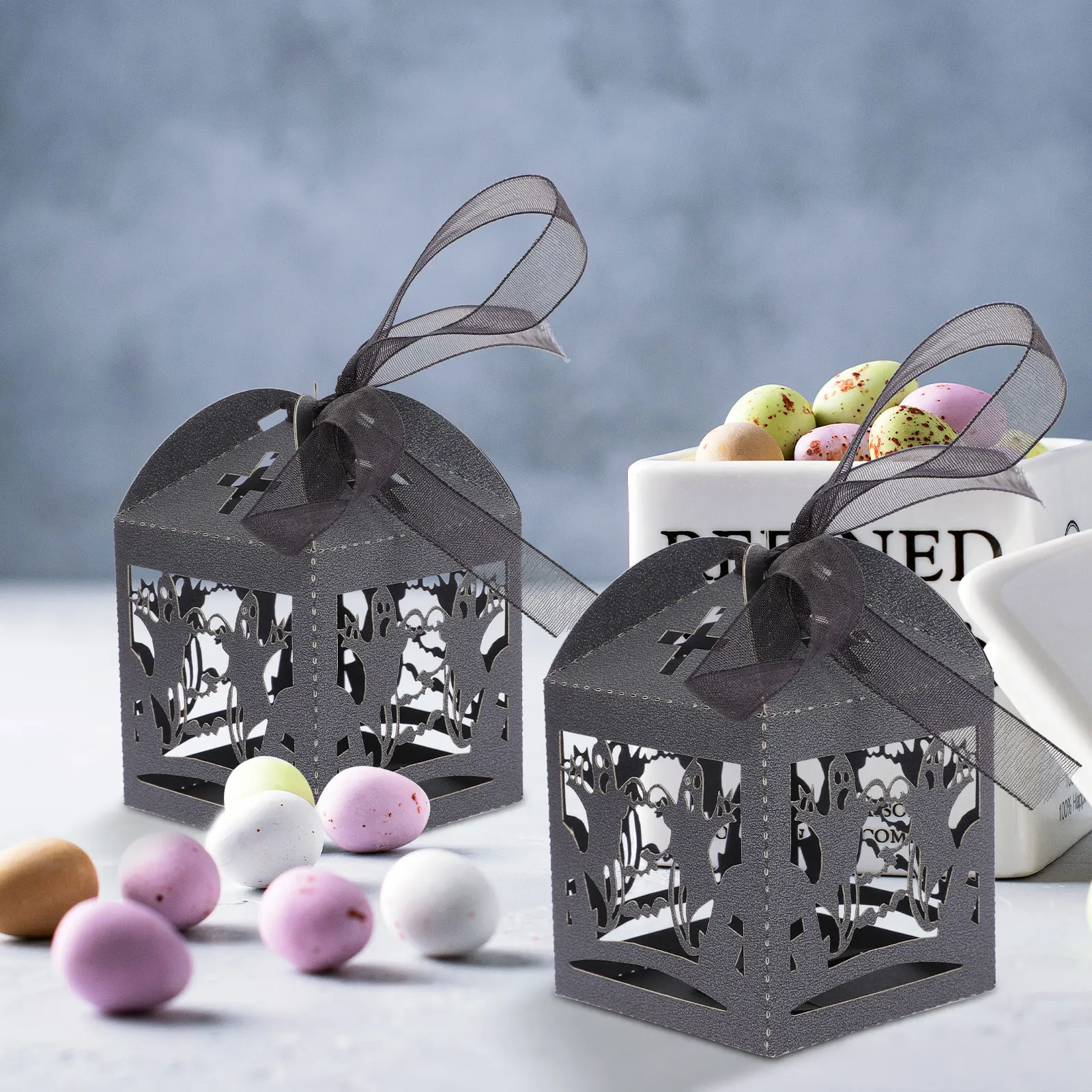 

16 Pcs Candy Carton Cookie Boxes Packaging Small Halloween of for Candies Packing