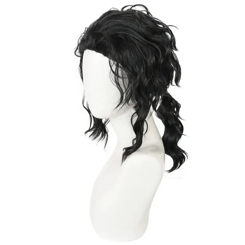 Cosplay Ebin negro Michael Jackson peluca rizada peluca cosplay peluca anime peluca José