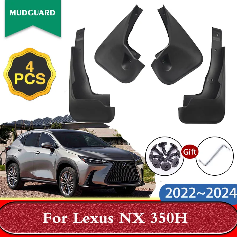 

for Lexus NX NX260 350h 450h 400h 350 2020 2023 2024 Car Mudflaps Splash Guards Mud Front Rear Wheel Fender Mudguard Accessories