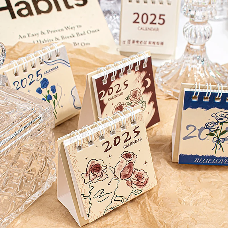 2025 Desk Calendar Kawaii Capybara Calendar To Do List Daily Monthly Yearly Planner Time Manegement Desk Decor Office Supplies