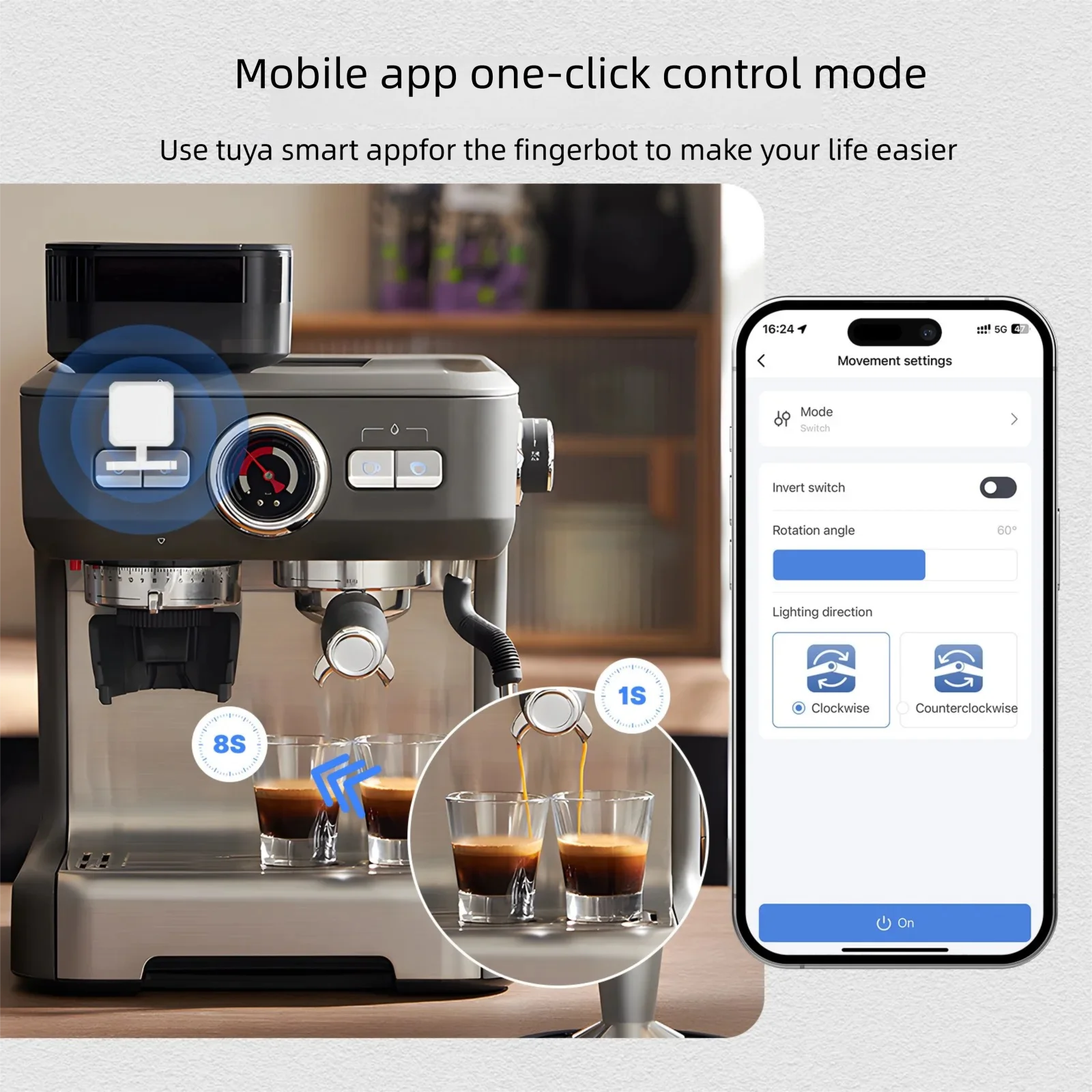 2026 Tuya Bluetooth Fingerbot Robot botón interruptor basculante control remoto prensa Robot soporte Google Home Alexa asistente de voz