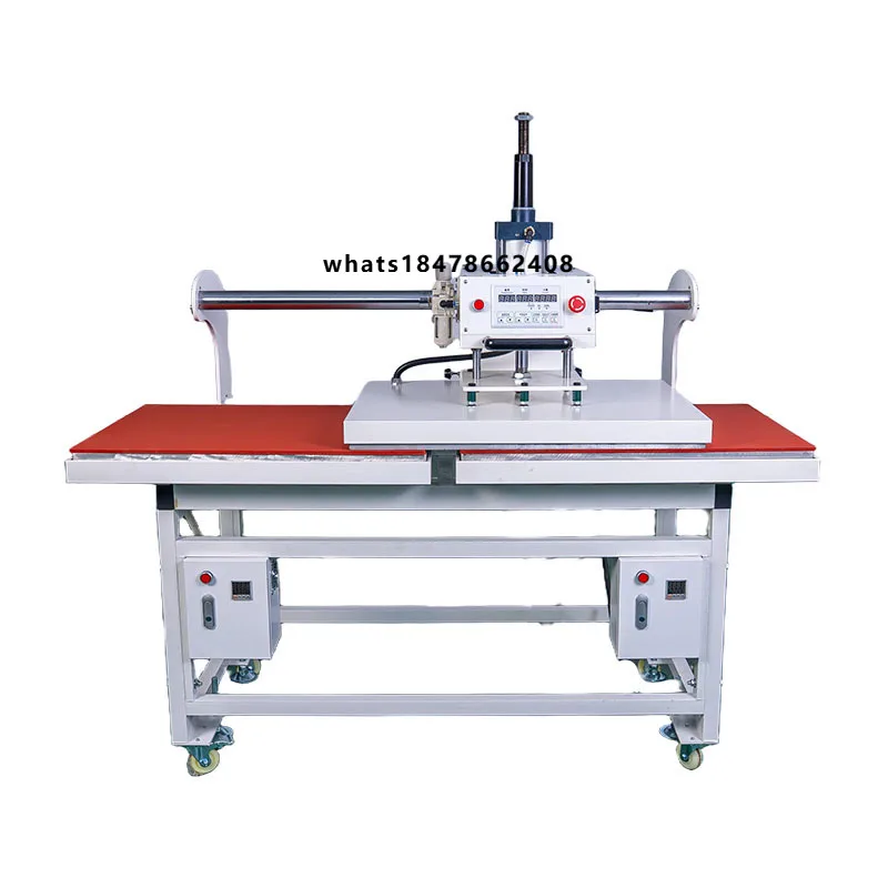Industrial Grade Dual Station Pneumatic Heat Transfer Machine For T Shirts DTF Printer Printing Machine 60x80 Woktable Heated