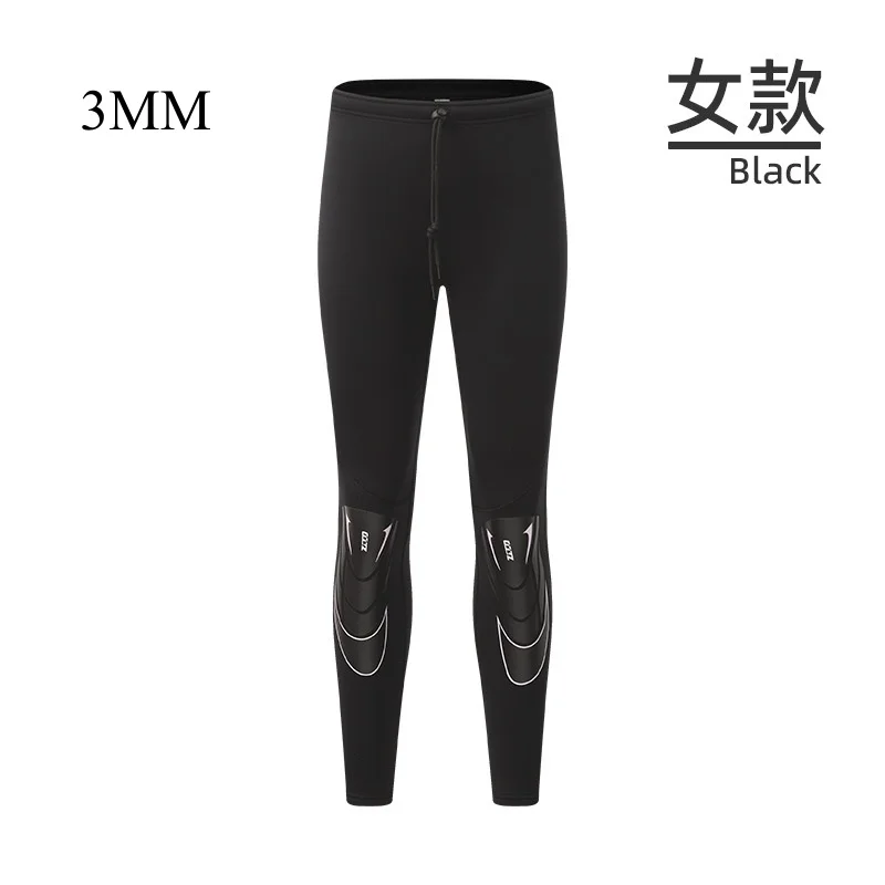 3 مللي متر الرجال النساء النيوبرين الرياضات المائية الشاطئ تصفح الغوص السباحة السراويل الغوص الدفء Spearfishing التجديف الغوص بنطلون #2