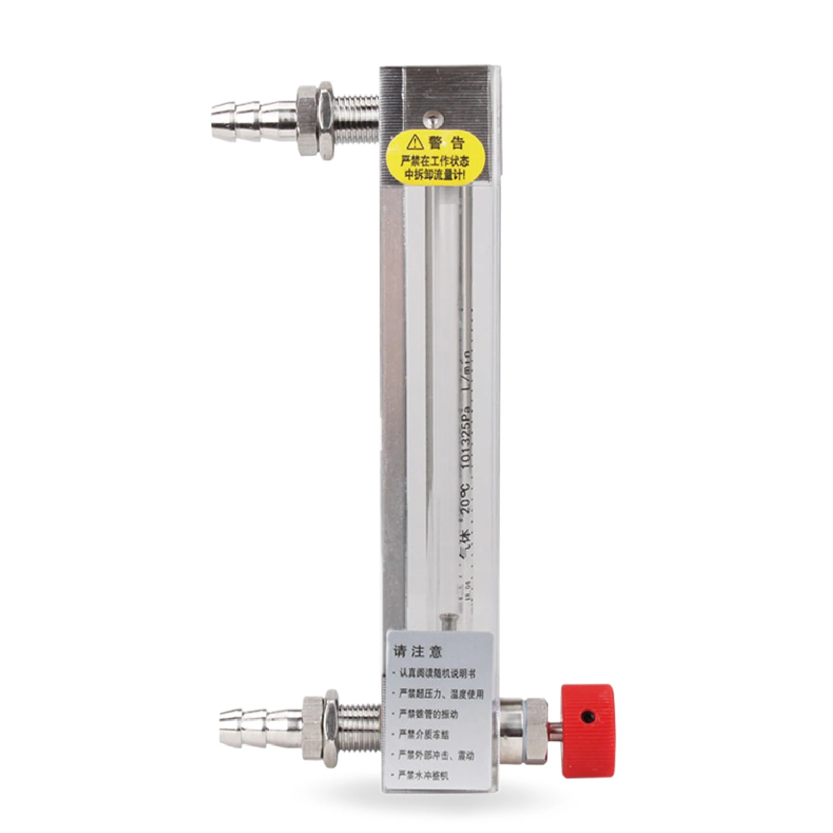 Float Flow Meter for Liquid Gas DN3 DN4 DN6 DN10 Glass Tube Rotameter Variable Area Flow Meter Precision Glass Tube