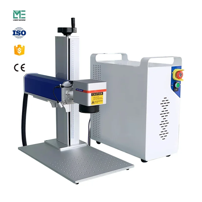 Hot sale 20w/30w/50w/100w Metal Nonmetal Materials fiber laser marking machine