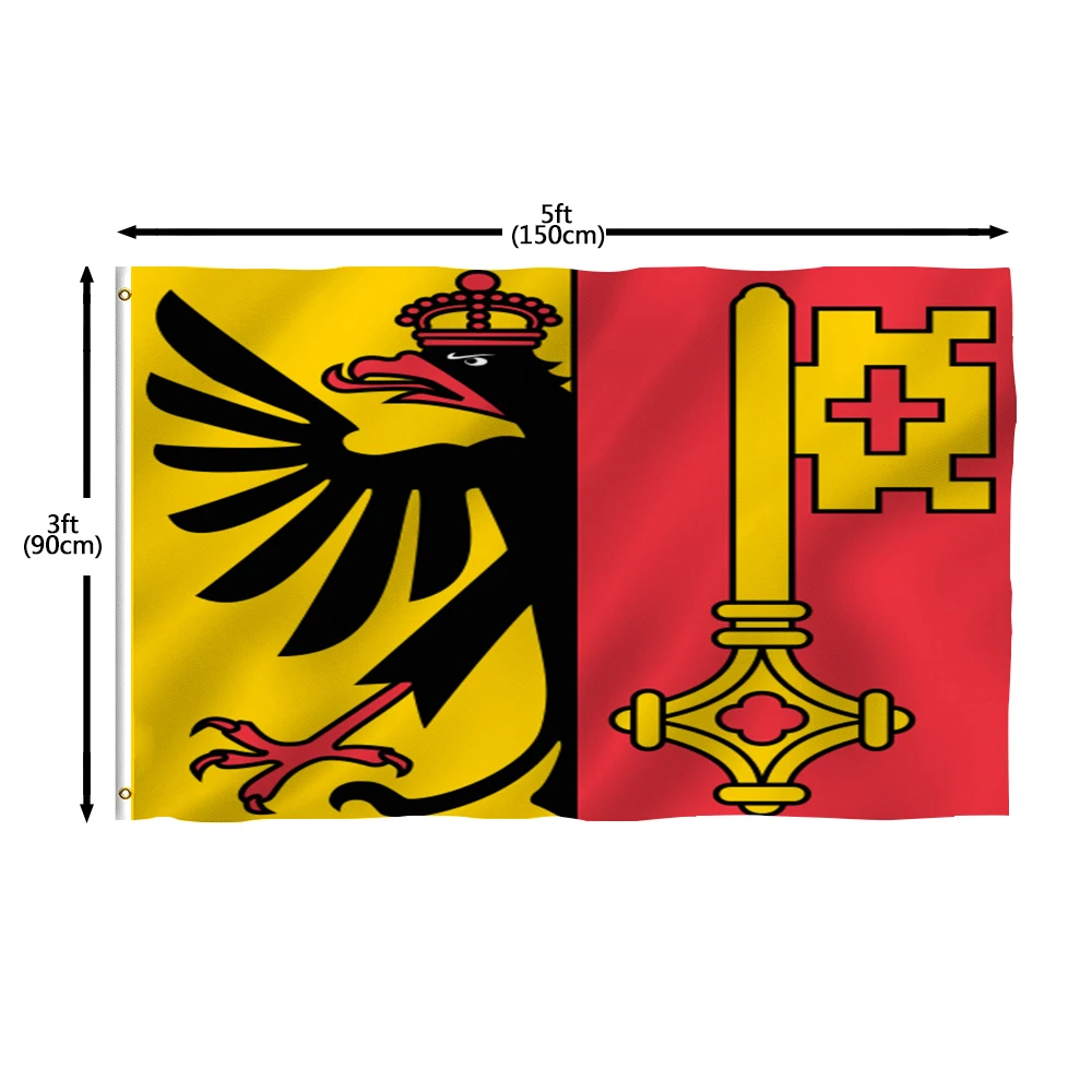 Flagnshow 100% Polyester Geneva Flags