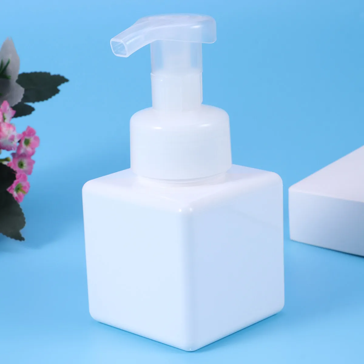 

Набор из 3 флаконов-дозаторов для пены, 250 мл, пластиковые, квадратные, многоразовые, портативные контейнеры для шампуня, геля для душа, лосьона, мыла