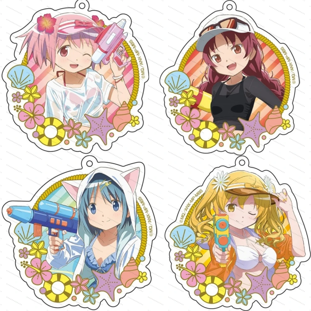 

Puella Magi Madoka Magica Acrylic keychain as a gift for friends, a desktop decoration 6cm