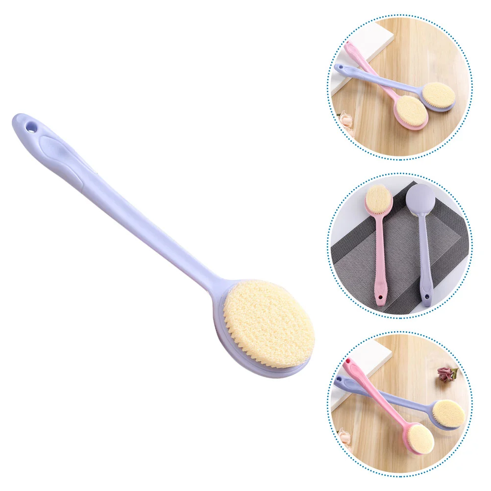 Long Handle Bath Brush Body Cleaning Sensitive Skin Shower Back Exfoliating Soft Fur Portable Scrubber Bathing Pp