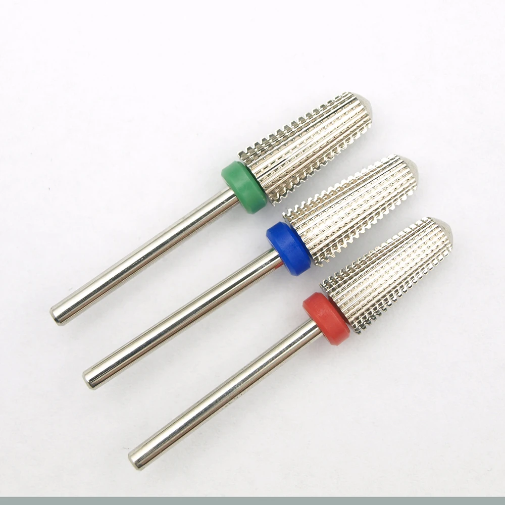 New Silver! 5 IN 1 Carbide multi-function Round Tungsten Carbide nail milling drill bits Double hand use - Image 5