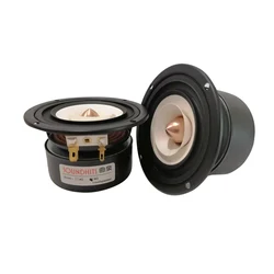 Original Soundhits SQ-302R/SQ-305R 3'' Full Range Frequency Speaker Paper Cone Magnet Shielded 4ohm/15W Round